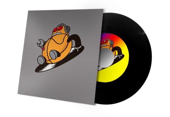 7 inch sleeve black